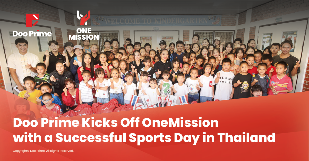 Doo Prime Kicks Off OneMission with a Successful Sports Day in Thailand 