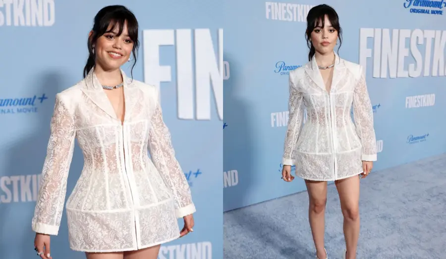 Jenna Ortega See Through Dress